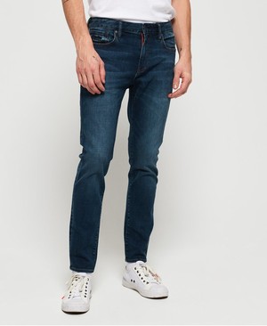 Superdry Tyler Slim Férfi Farmer Sötét Kék | QDPBJ9185